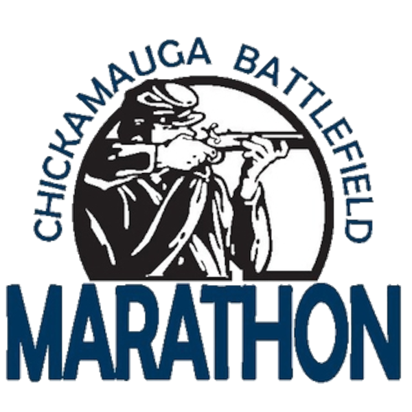 2023 Chickamauga Battlefield Marathon, Half Marathon, Jr. Marathon and Fort Oglethorpe 5k Logo
