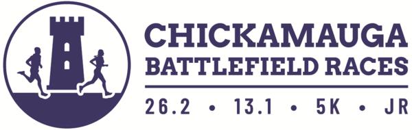 Chickamauga Battlefield Marathon, Half Marathon, Jr. Marathon and Fort Oglethorpe 5k Logo